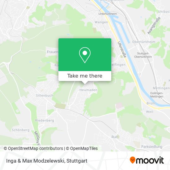 Inga & Max Modzelewski map