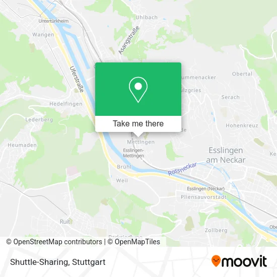 Карта Shuttle-Sharing
