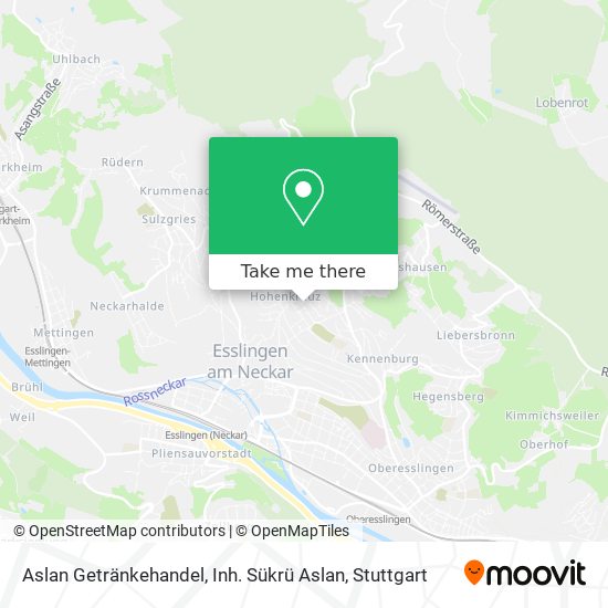 Aslan Getränkehandel, Inh. Sükrü Aslan map