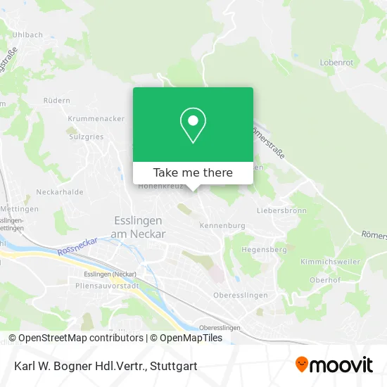 Карта Karl W. Bogner Hdl.Vertr.