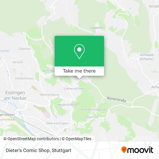 Dieter's Comic Shop map