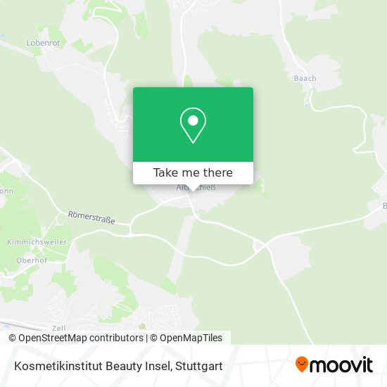 Kosmetikinstitut Beauty Insel map