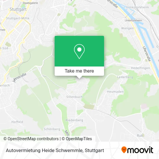 Карта Autovermietung Heide Schwemmle