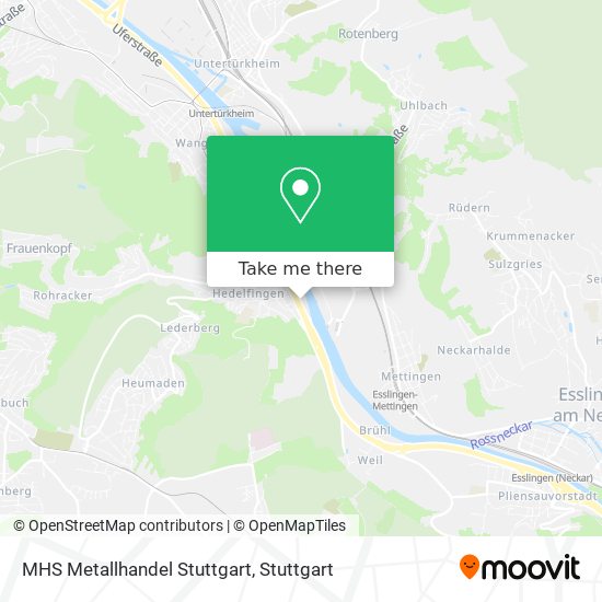 Карта MHS Metallhandel Stuttgart
