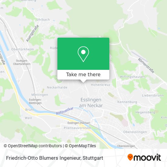Friedrich-Otto Blumers Ingenieur map