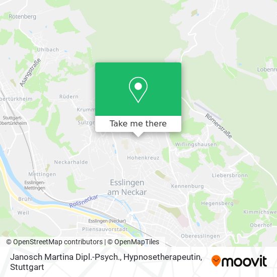 Janosch Martina Dipl.-Psych., Hypnosetherapeutin map