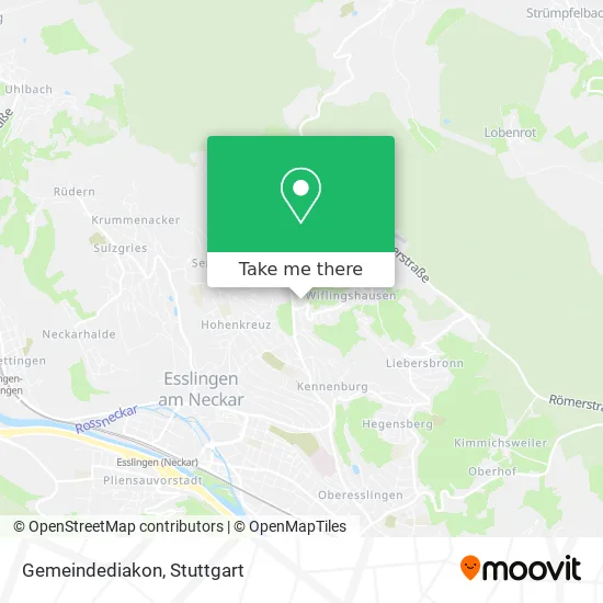 Карта Gemeindediakon
