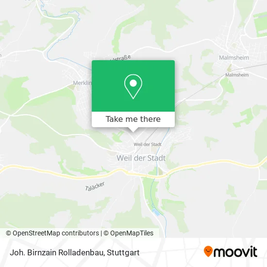 Карта Joh. Birnzain Rolladenbau