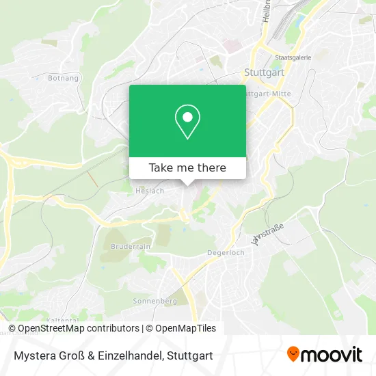 Карта Mystera Groß & Einzelhandel