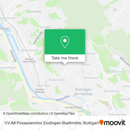 CVJM-Posaunenchor Esslingen-Stadtmitte map