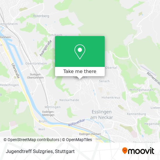Jugendtreff Sulzgries map