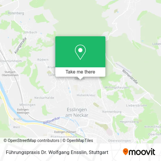 Карта Führungspraxis Dr. Wolfgang Ensslin