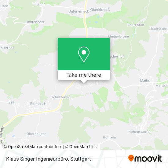 Klaus Singer Ingenieurbüro map