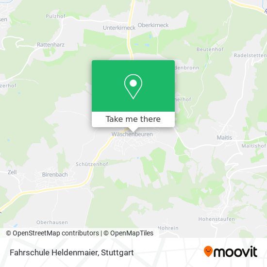 Fahrschule Heldenmaier map