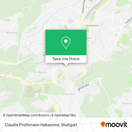 Claudia Prothmann Hebamme map