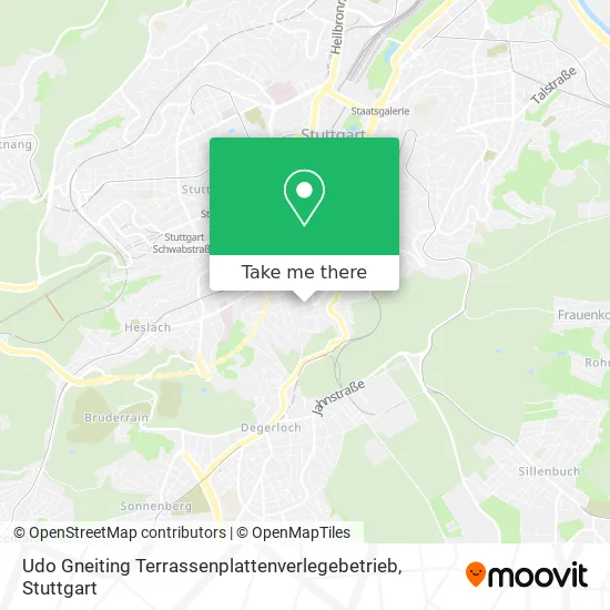 Карта Udo Gneiting Terrassenplattenverlegebetrieb
