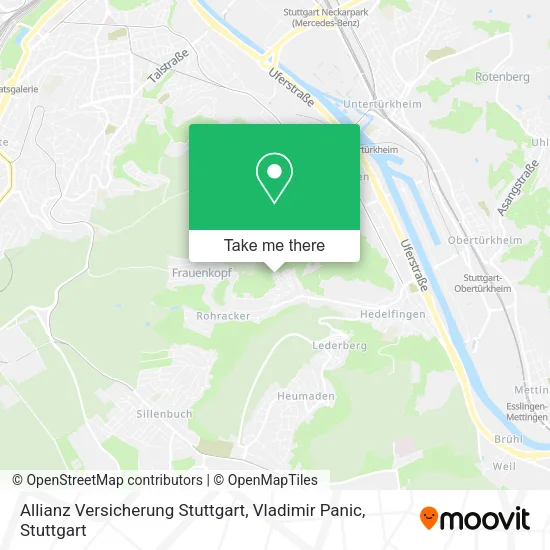 Карта Allianz Versicherung Stuttgart, Vladimir Panic