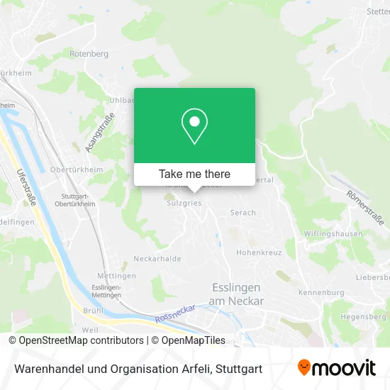 Карта Warenhandel und Organisation Arfeli