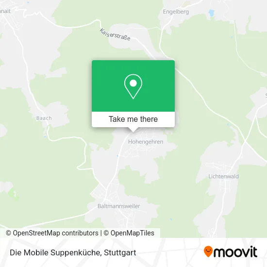 Карта Die Mobile Suppenküche