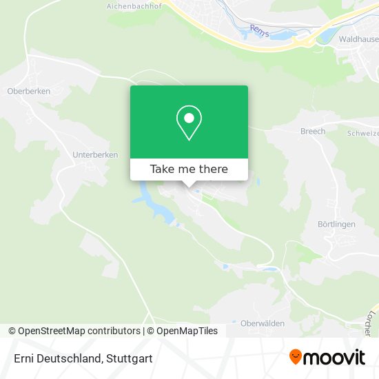 Erni Deutschland map