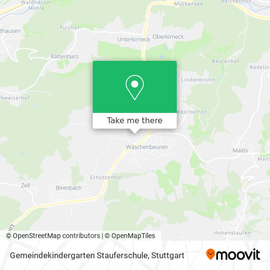 Gemeindekindergarten Stauferschule map