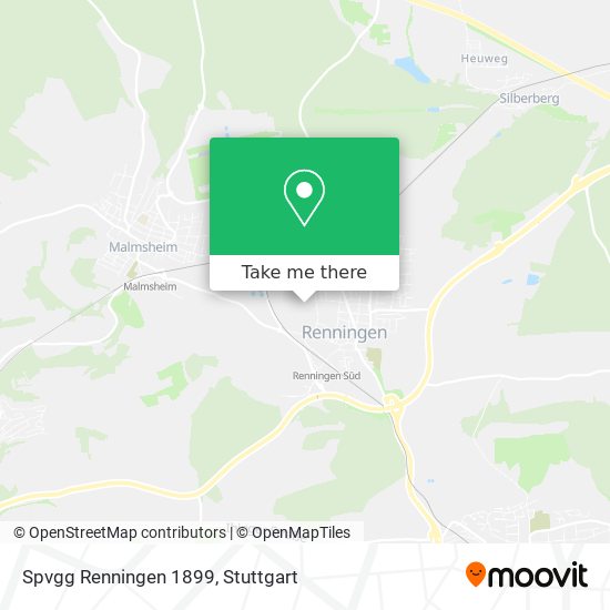 Spvgg Renningen 1899 map