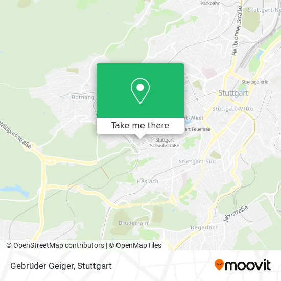 Карта Gebrüder Geiger