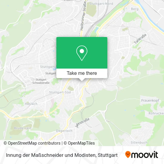 Карта Innung der Maßschneider und Modisten