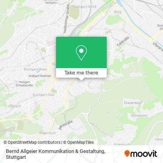 Bernd Allgeier Kommunikation & Gestaltung map