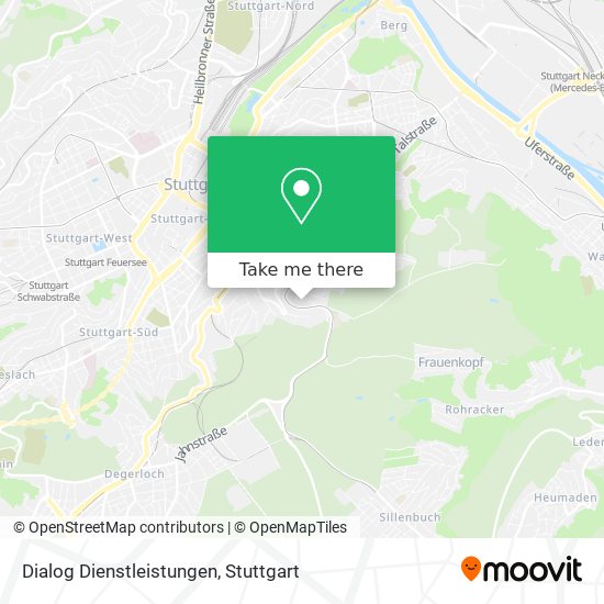 Dialog Dienstleistungen map