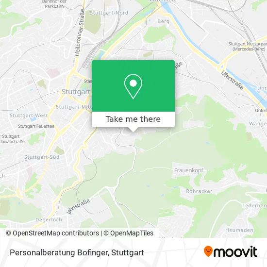 Карта Personalberatung Bofinger
