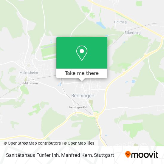 Sanitätshaus Fünfer Inh. Manfred Kern map