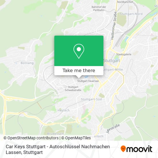 Car Keys Stuttgart - Autoschlüssel Nachmachen Lassen map