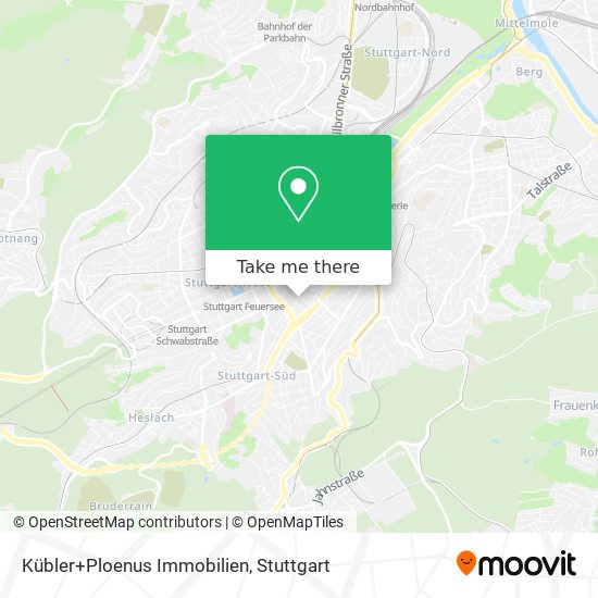 Карта Kübler+Ploenus Immobilien