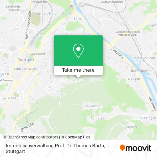 Карта Immobilienverwaltung Prof. Dr. Thomas Barth