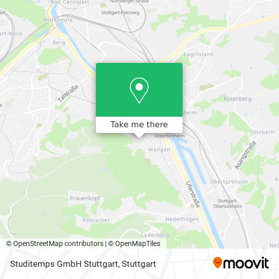 Карта Studitemps GmbH Stuttgart