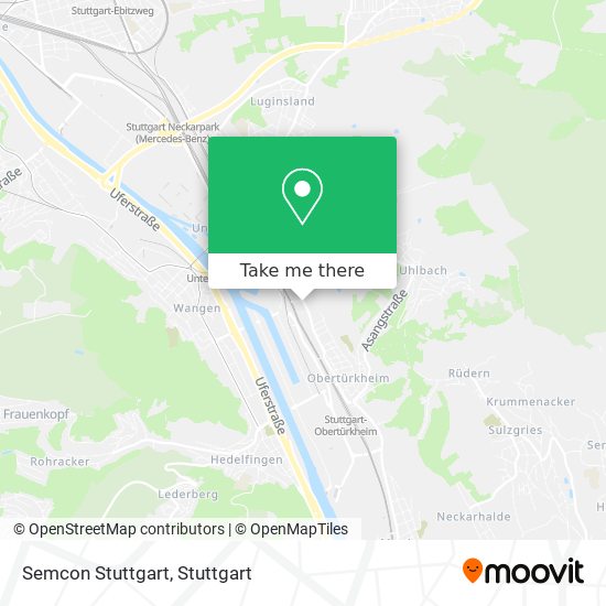 Semcon Stuttgart map