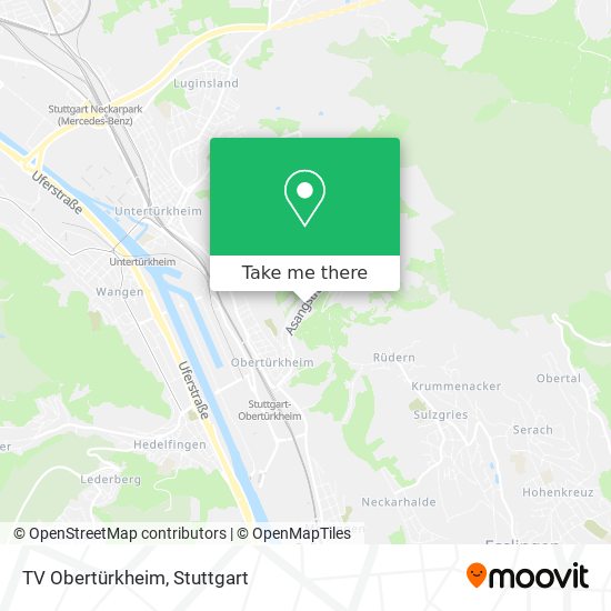 Карта TV Obertürkheim