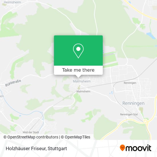Holzhäuser Friseur map