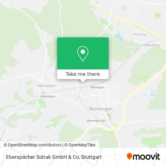 Eberspächer Sütrak GmbH & Co map