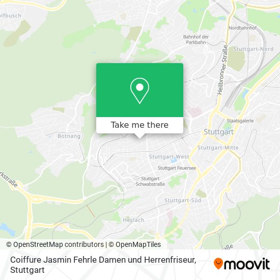 Coiffure Jasmin Fehrle Damen und Herrenfriseur map