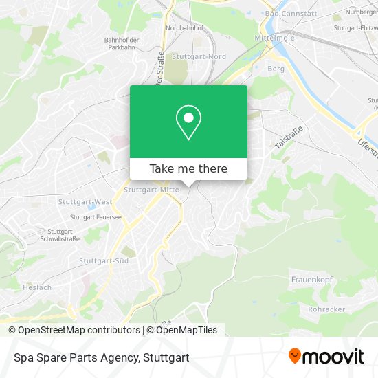Spa Spare Parts Agency map