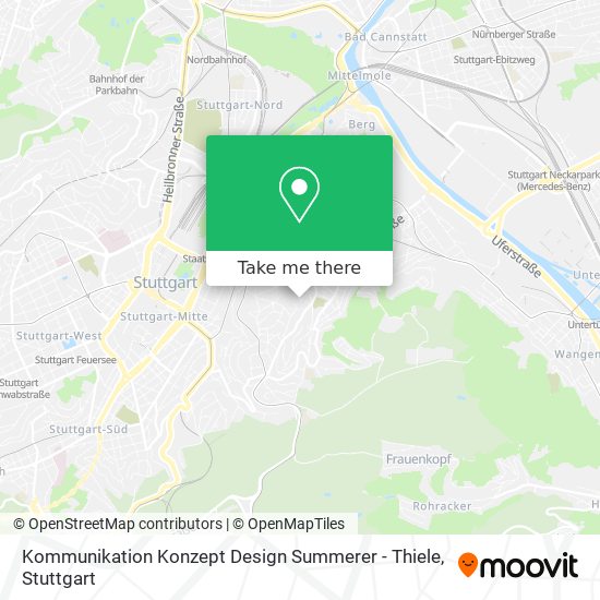 Kommunikation Konzept Design Summerer - Thiele map