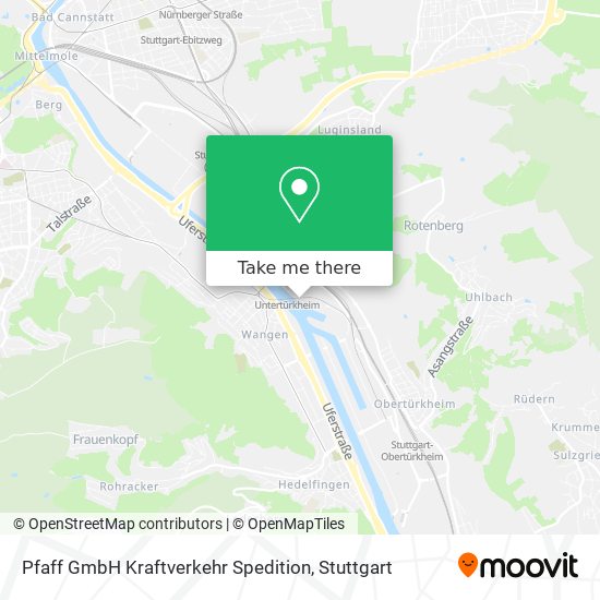 Pfaff GmbH Kraftverkehr Spedition map