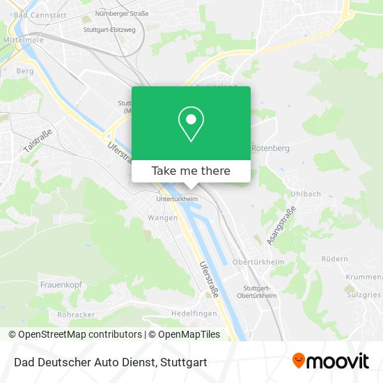 Dad Deutscher Auto Dienst map