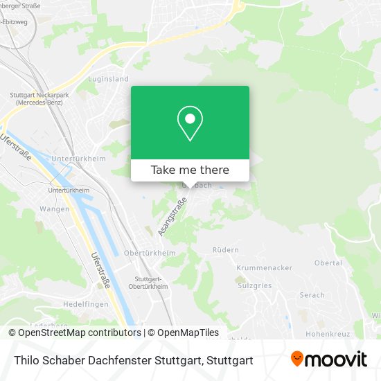 Thilo Schaber Dachfenster Stuttgart map