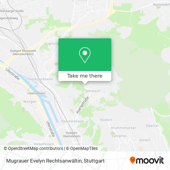 Карта Mugrauer Evelyn Rechtsanwältin