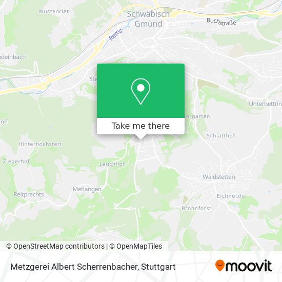 Metzgerei Albert Scherrenbacher map