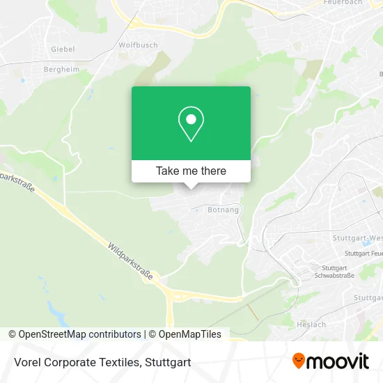 Карта Vorel Corporate Textiles