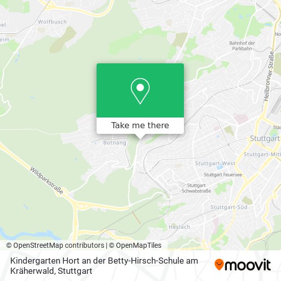 Kindergarten Hort an der Betty-Hirsch-Schule am Kräherwald map